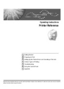 Ricoh Priport-HQ7000 Printer Reference